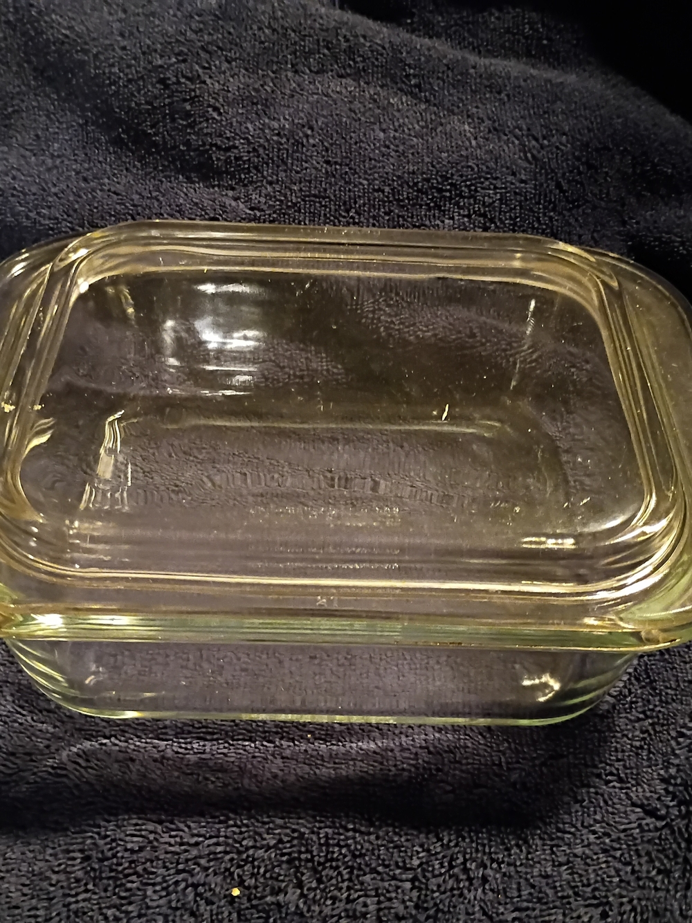 Pyrex Clear Glass Rectangular Covered Dish